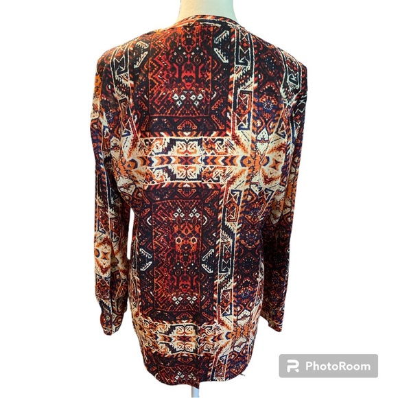 Sanctuary Abstract Button Front Blouse - Picture 4 of 6